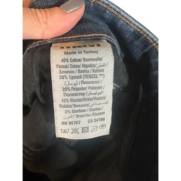 Mavi Blue Zach Straight Leg Cotton Blend Denim Jeans Men Sz 34x34 - Picture 11 of 12